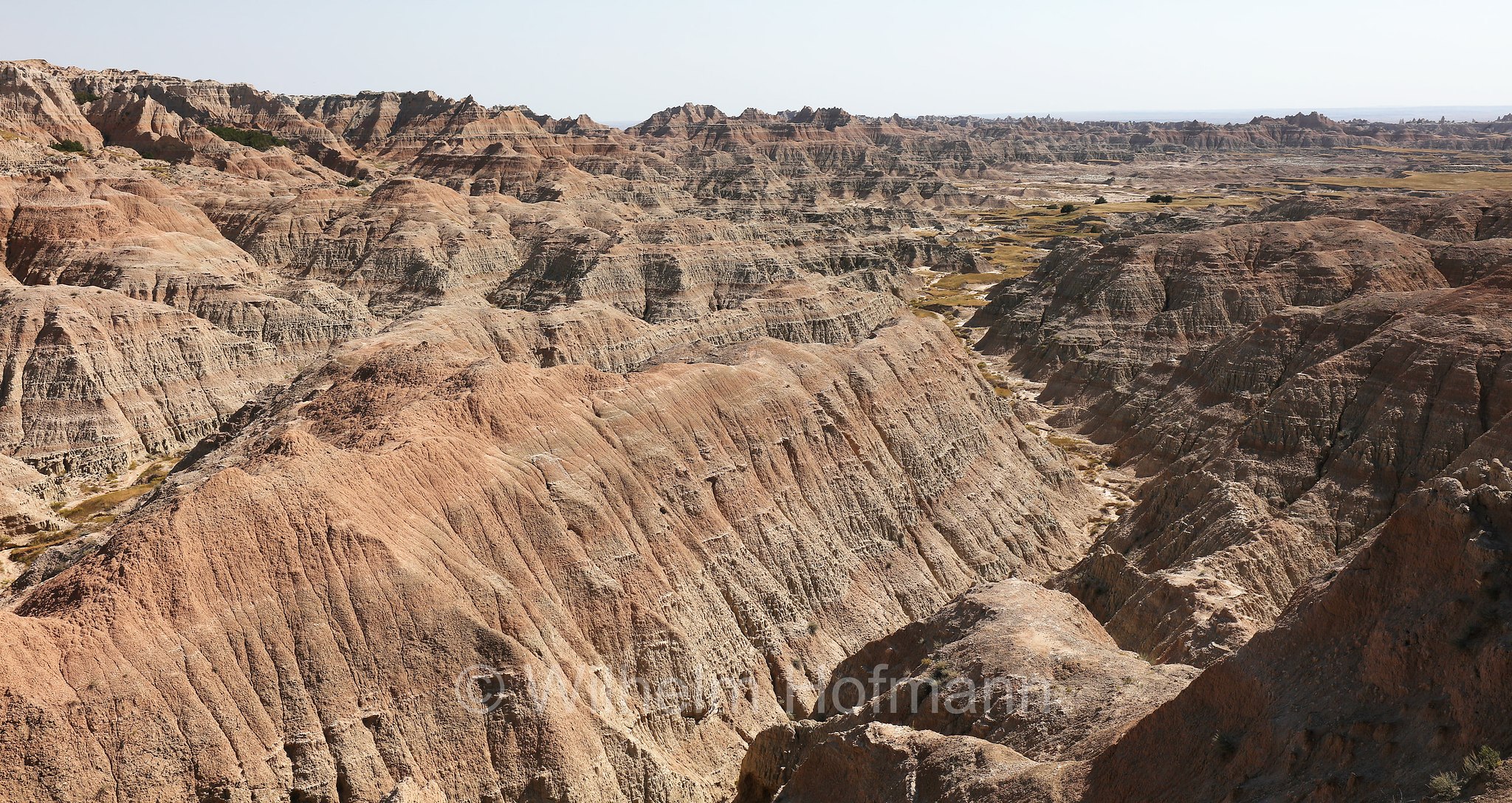 White River Valley Overlook, Badlands National Park, Badlands-Nationalpark, parco nazionale delle Badlands, South Dakota, Dakota del Sud, USA