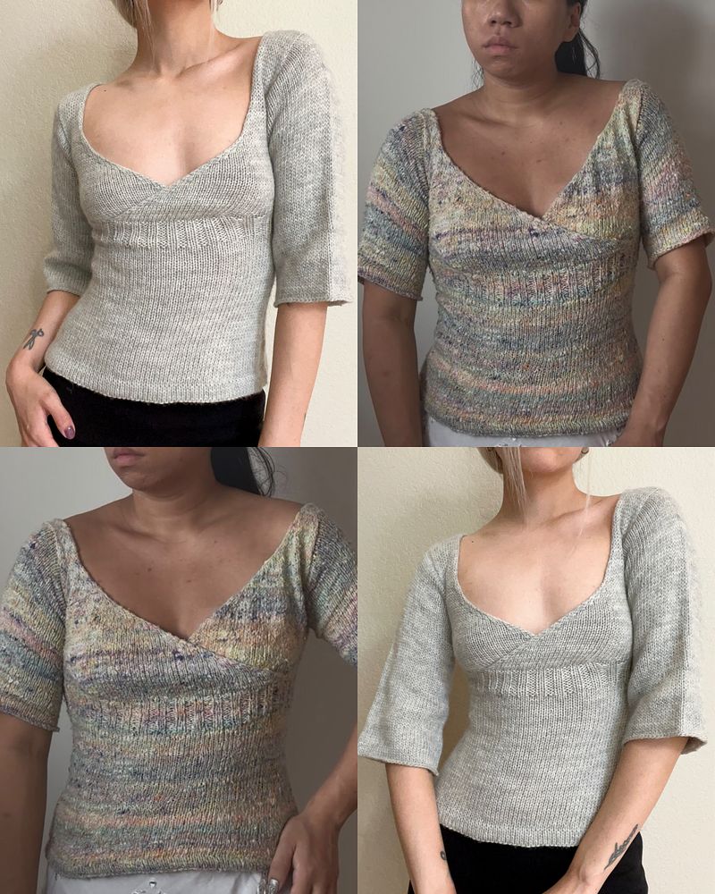 Ivette Top PDF Knitting Pattern