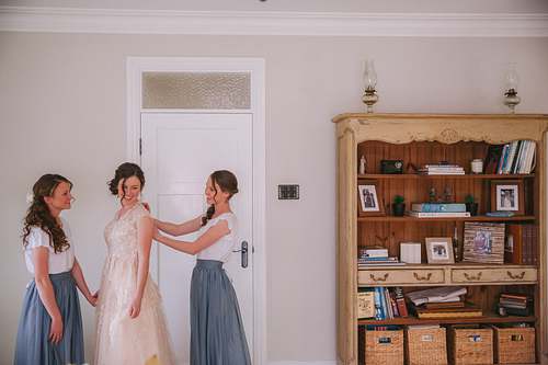 Bride Getting Ready