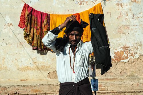 Photographing people from a close distance