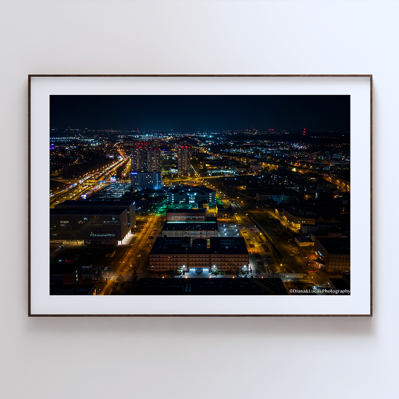COLLECTION - FROM ABOVE HORIZONTAL - "The Electric City" - LIMITED EDITION 10 of 10