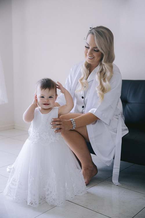 Bride Getting Ready