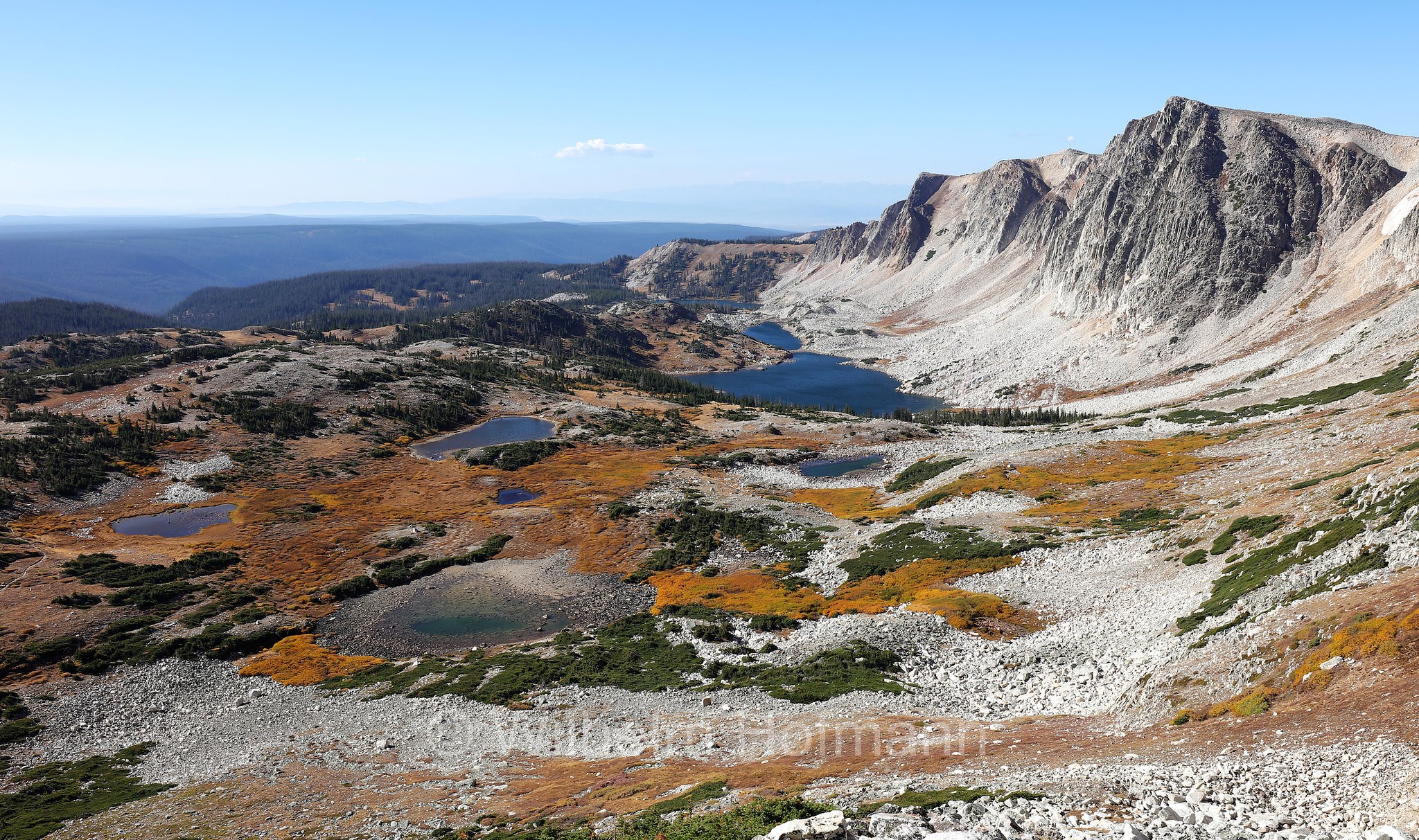 Lookout Lake, Snowy Range, Medicine Bow Mountains, Wyoming, USA