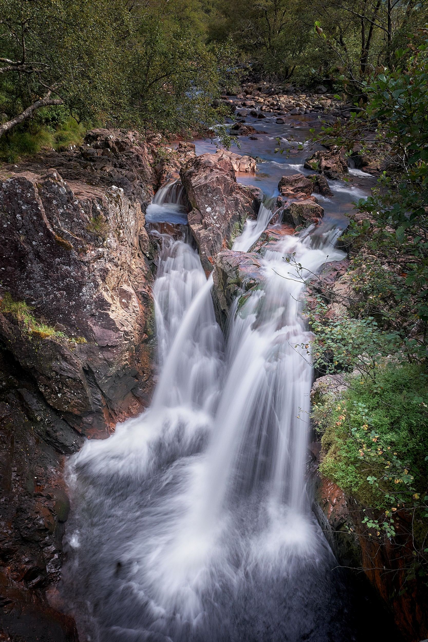 River Nevis Lower Falls - Glen Nevis, Scotland