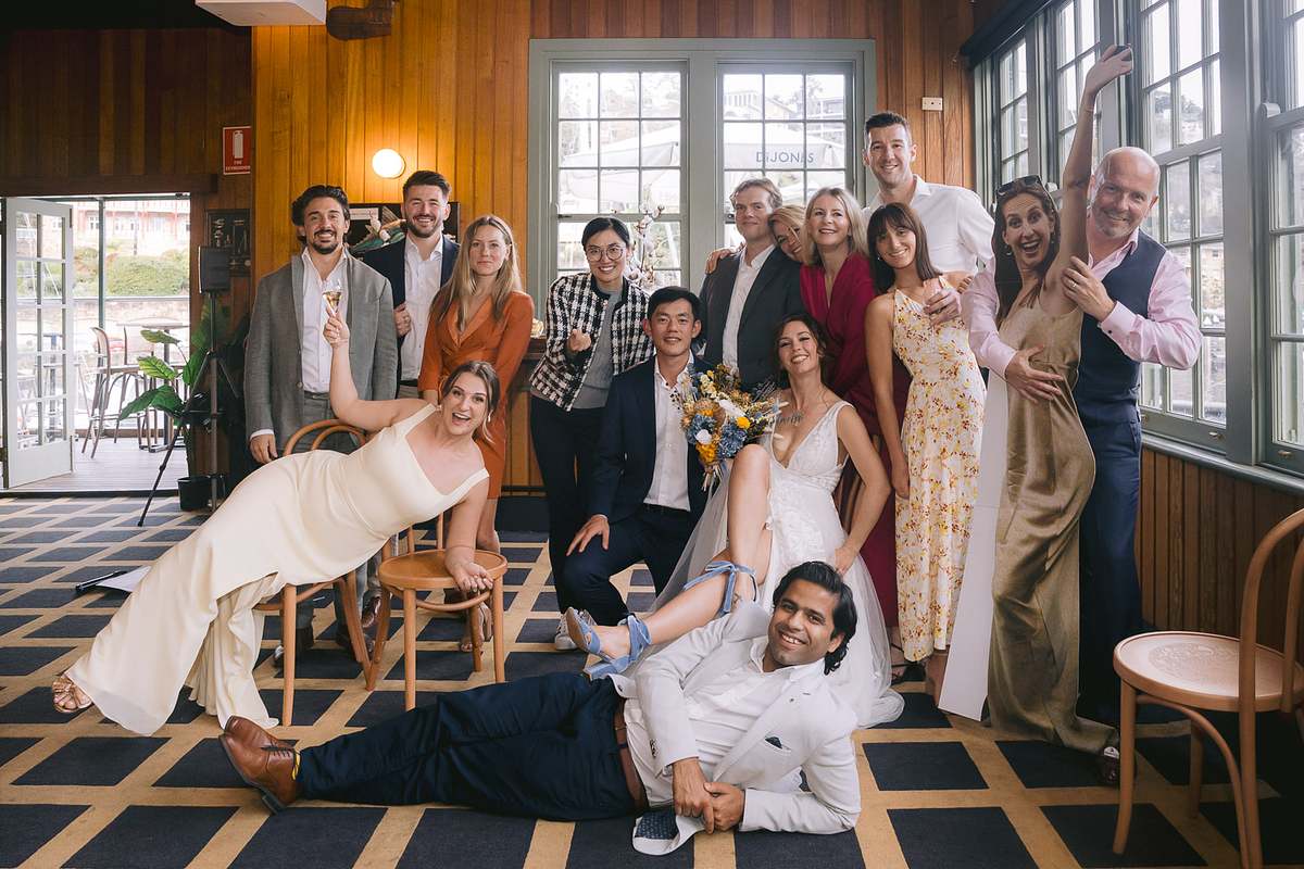 Wedding Reception at Mosman Rowers