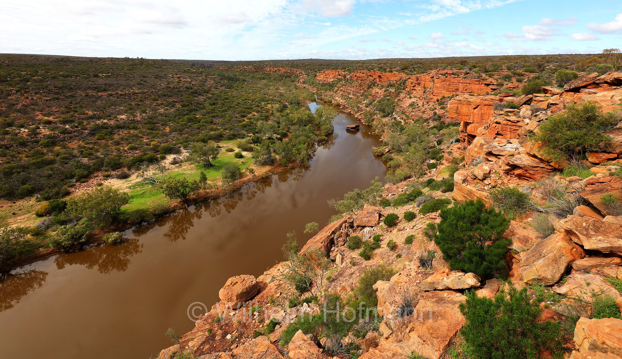 Hawks Head Lookout, Murchison River, Kalbarri National Park, Kalbarri-Nationalpark, Parco nazionale Kalbarri, Western Australia, Westaustralien, Australia Occidentale, Australia, Australien