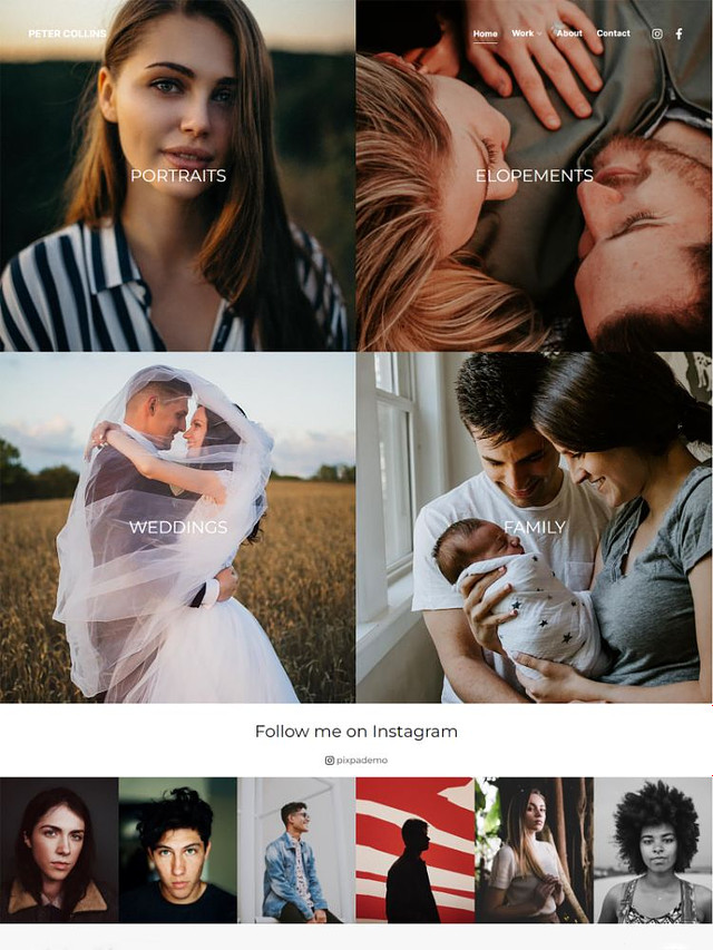 Astra &ndash; Wedding & Portrait Photography Template