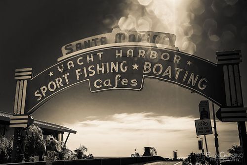 Santa Monica Pier Entrance