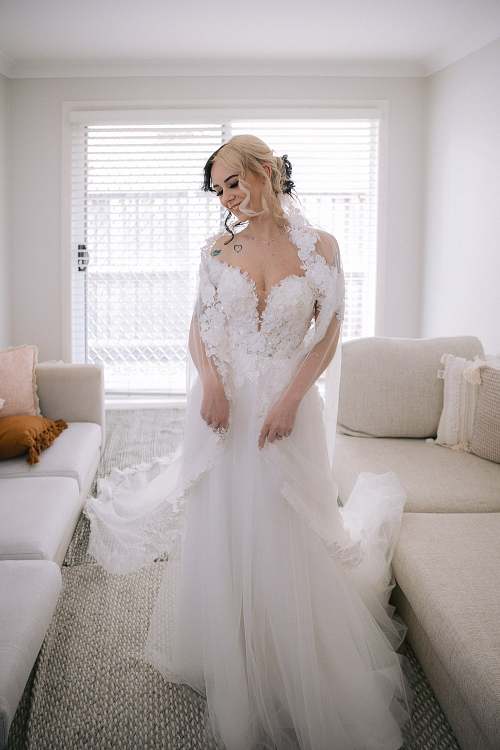 Bride Getting Ready