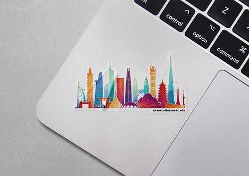 City Skyline Sticker