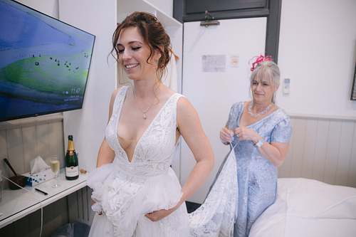 Bride Getting Ready