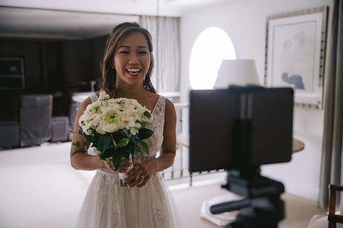 Bride Getting Ready