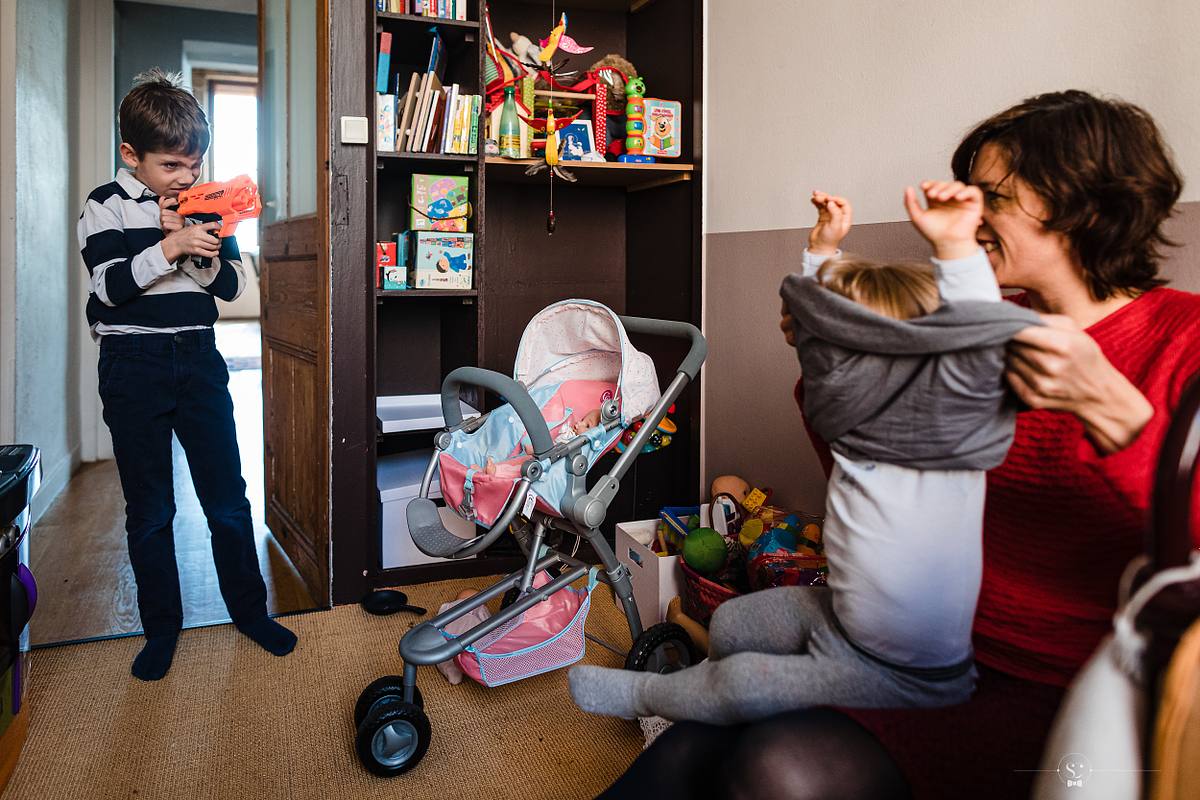 Photographe Famille Lyon Sebastien CLAVEL Reportage Documentaire Famille Lyon