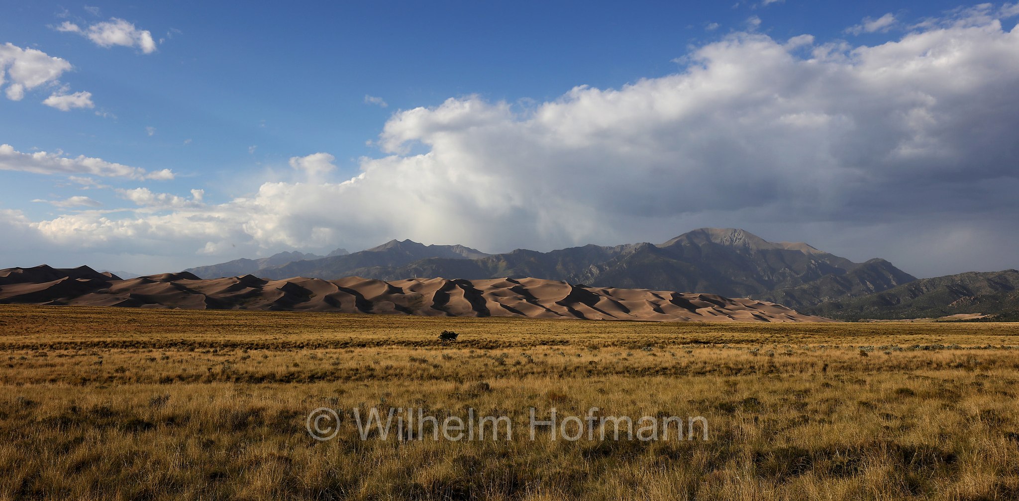 Great Sand Dunes National Park, Great-Sand-Dunes-Nationalpark, parco nazionale e riserva delle grandi dune di sabbia, Colorado, USA