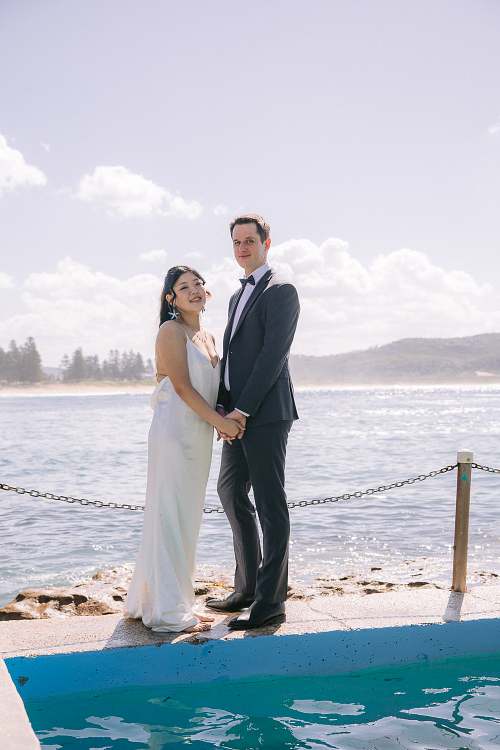 Wedding Photo at Palm Beach Whale Beach