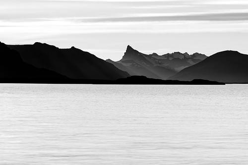 Reliefs près d'El Calafate et du glacier Perito Moreno, Argentine