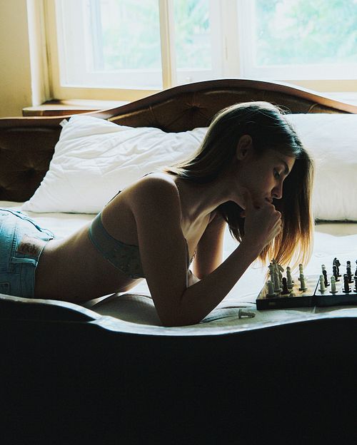 Editorial fashion photography highlighting texture and movement