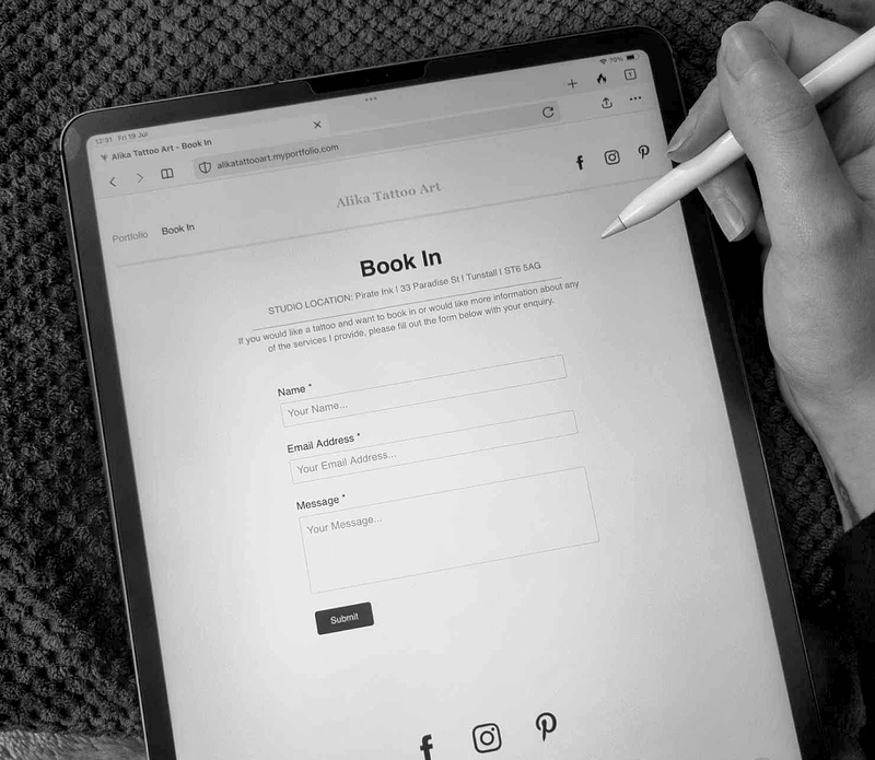 Tattoo Booking Deposit Terms & Conditions