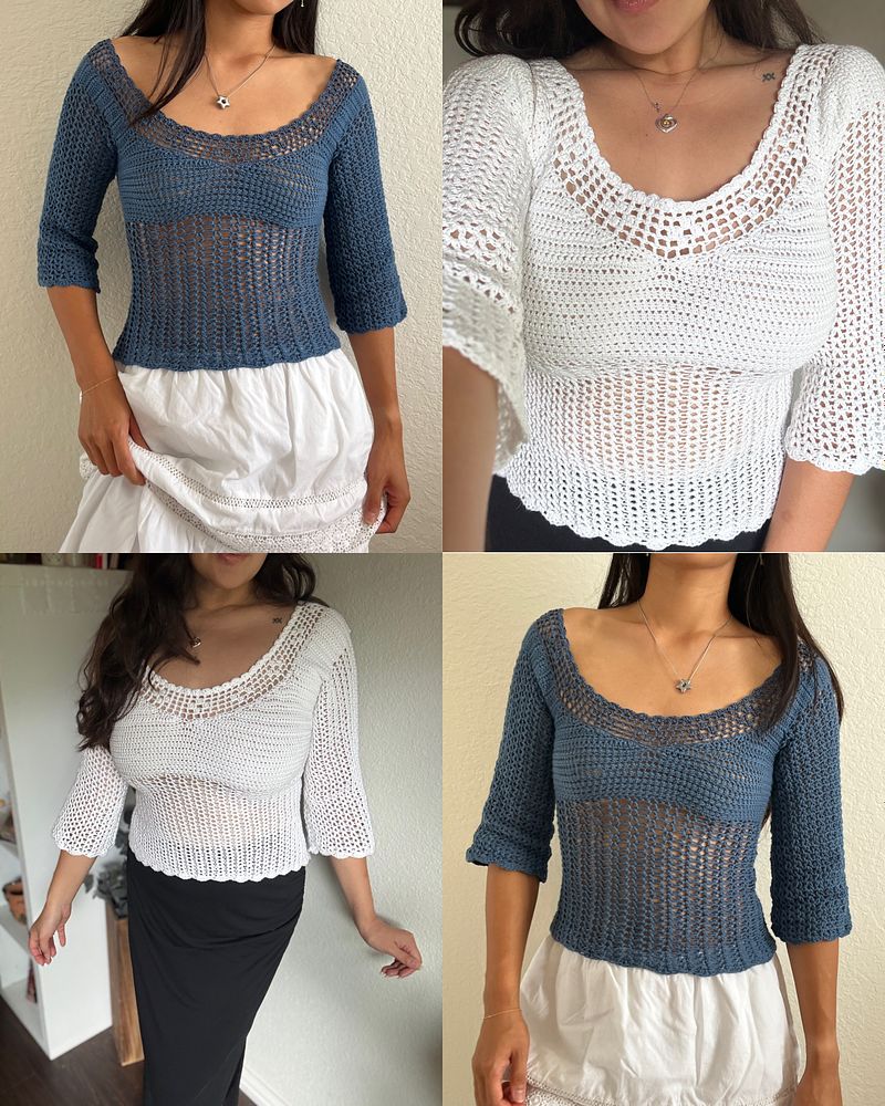 Zena Top PDF Crochet Pattern