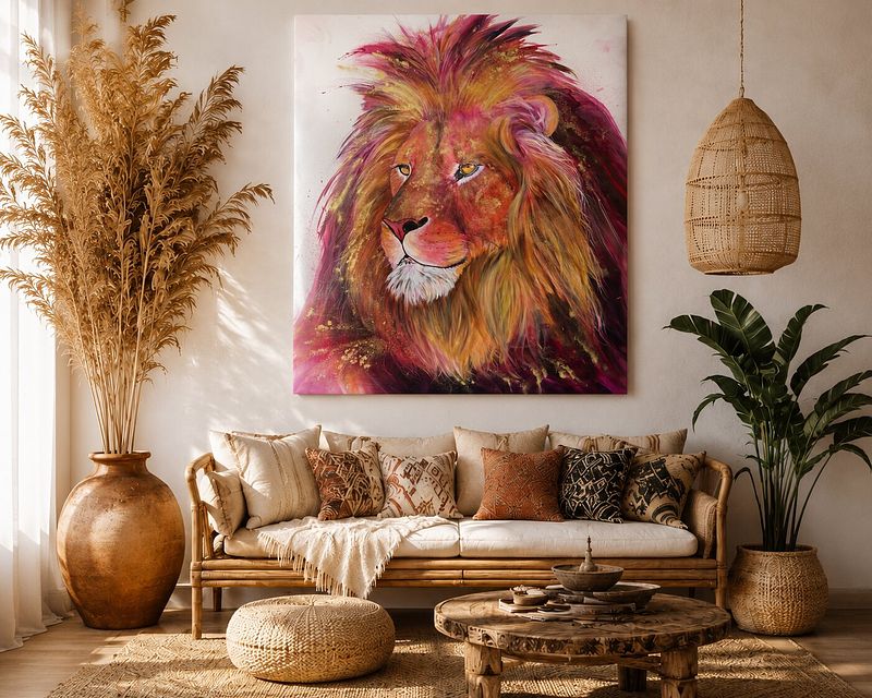 Walter pint lion - This painting is exhibit in France