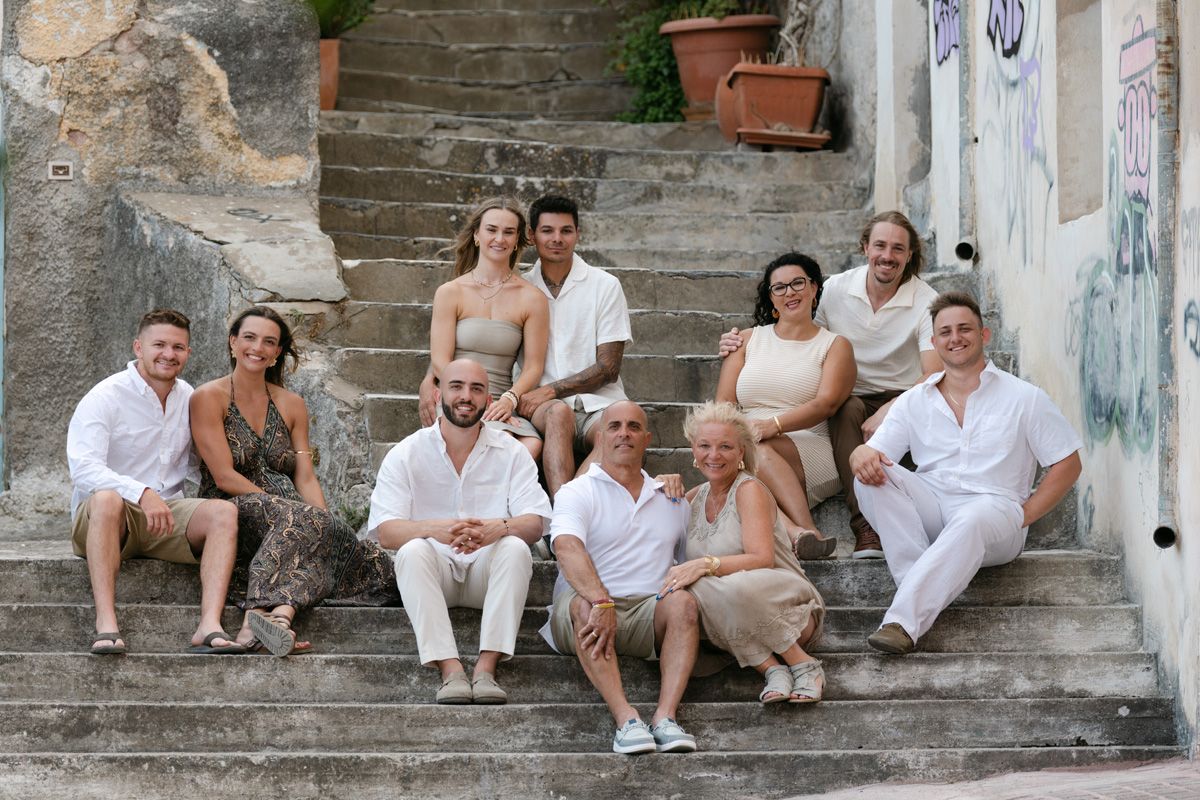 Natural family holiday photoshoot in Nafplio old town