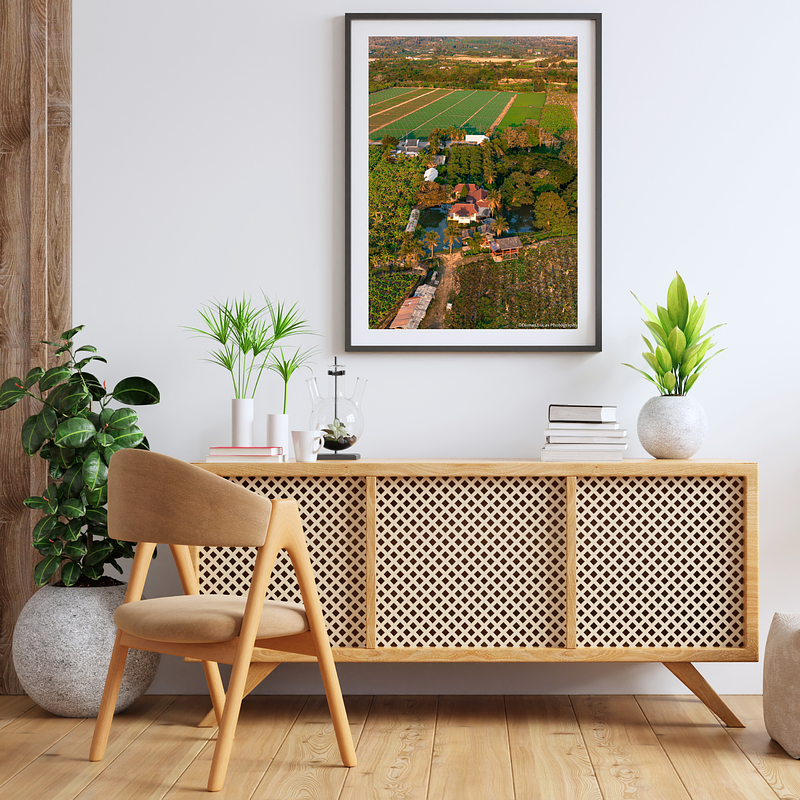 COLLECTION - FROM ABOVE VERTICAL - "The Farm Between Fields" - LIMITED EDITION 10 of 10