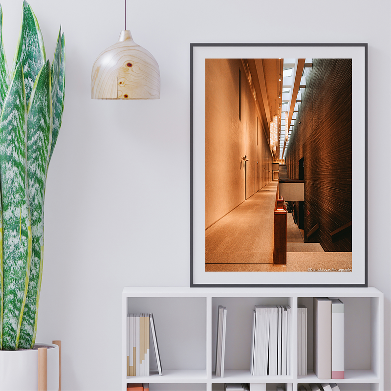 COLLECTION - URBAN GEOMETRY VERTICAL - "Between Two Walls" - LIMITED EDITION 10 of 10