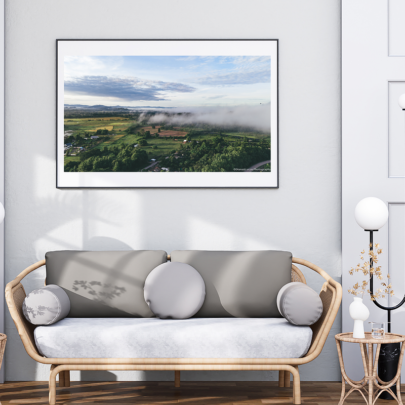 THE ONE - AERIAL PRINTS - "Village Morning" - LIMITED EDITION 5 of 5