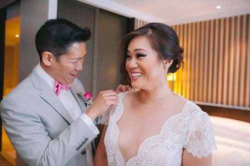 Bride Getting Ready