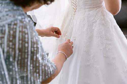 Bride Getting Ready
