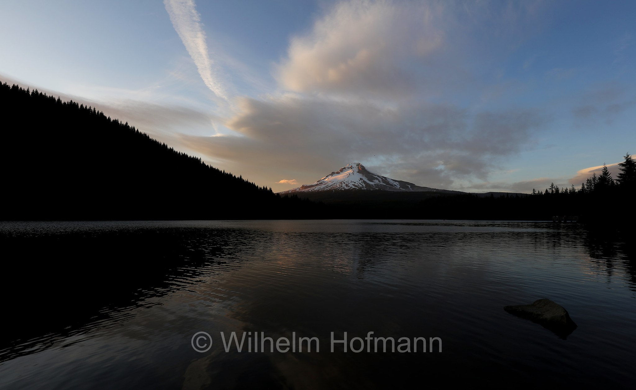 Trillium Lake, Mount Hood, Monte Hood, Oregon, USA