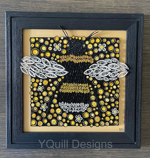 Quilled Bee