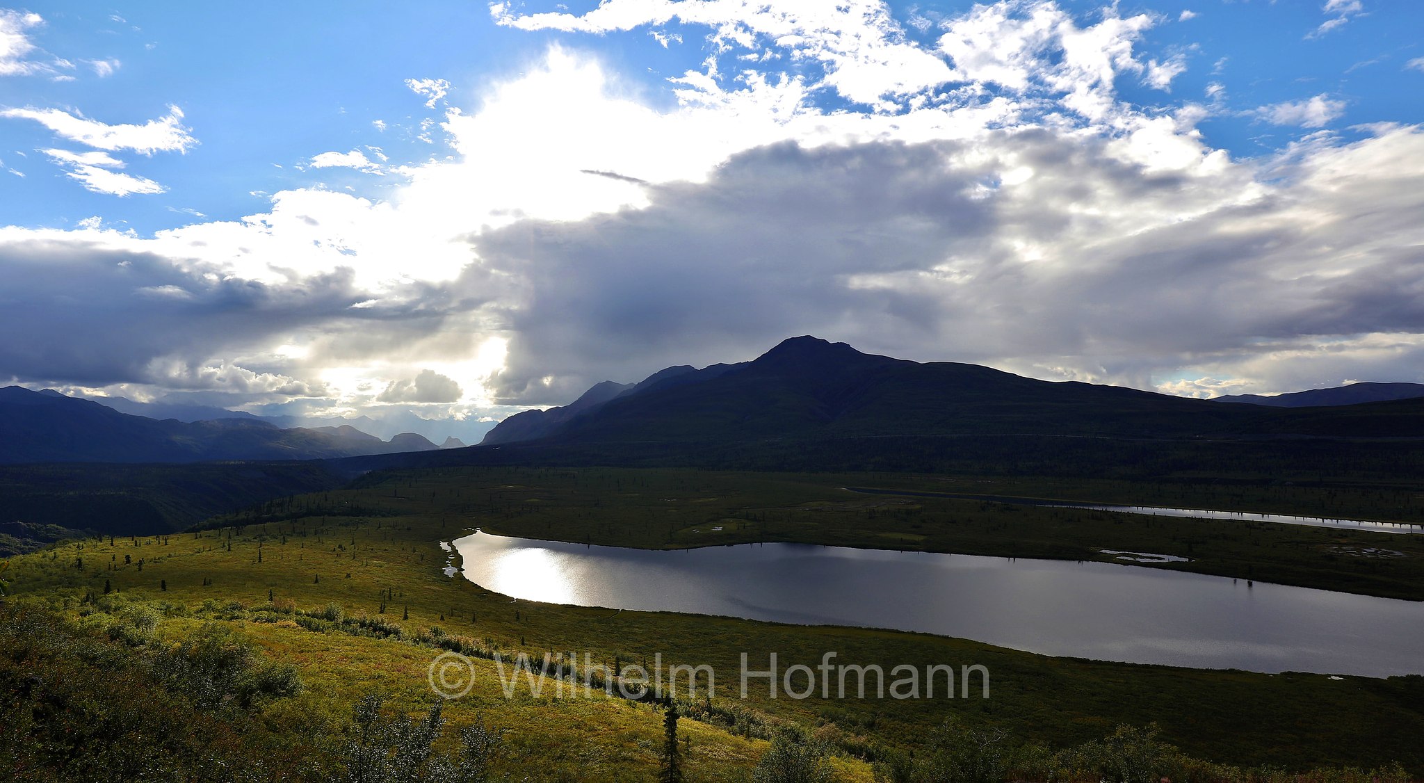 Knob Lake, Matanuska-Susitna Valley, Mat-Su, Alaska, USA