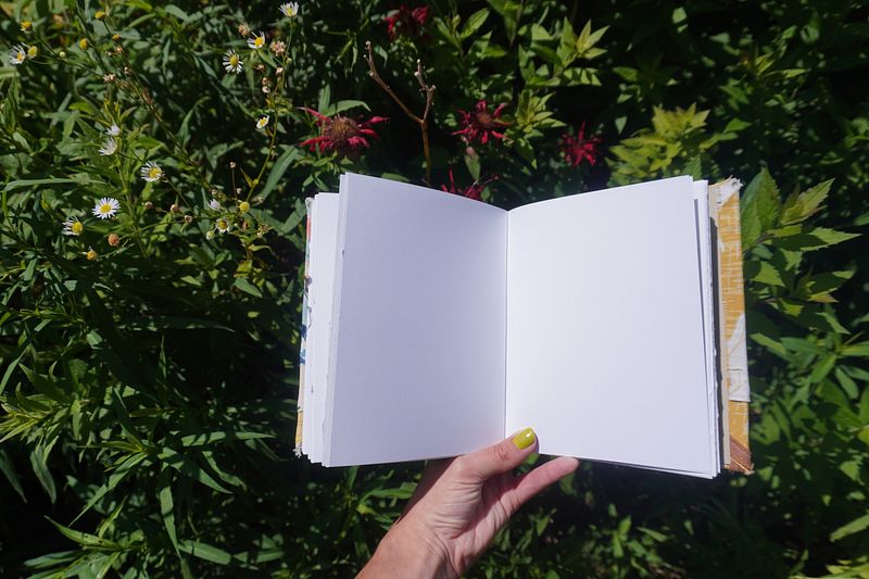 mystery patchwork sketchbooks