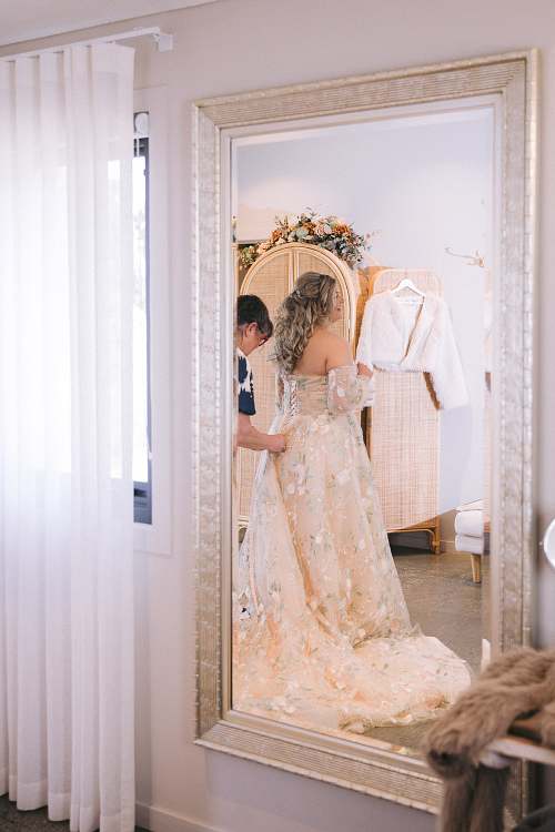 Bride Getting Ready