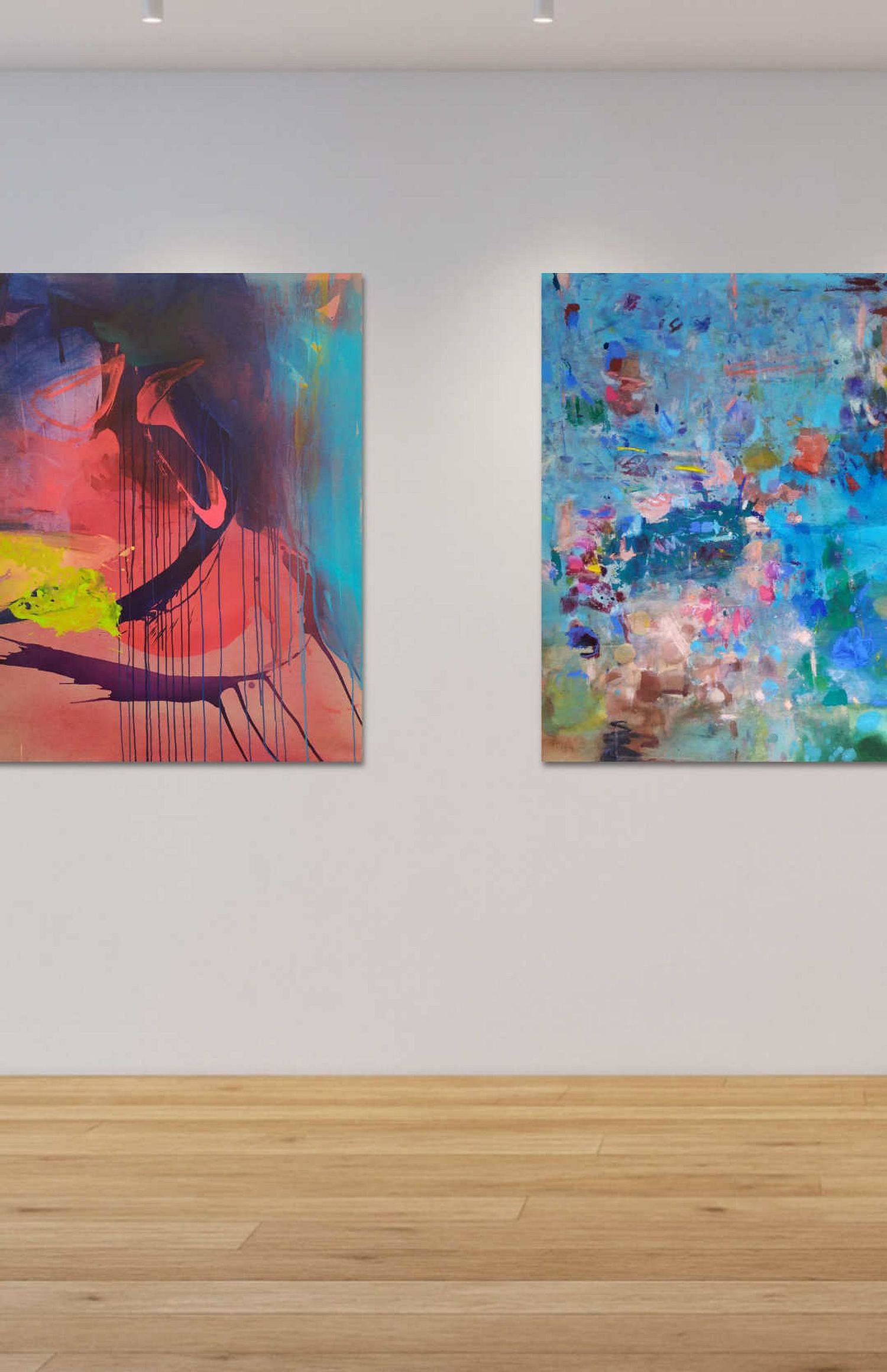 Collection Espaces de Couleur, tableaux abstraits contemporains Paris