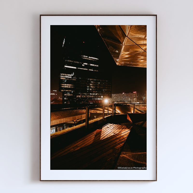 COLLECTION - URBAN GEOMETRY VERTICAL - "Rooftop View" - LIMITED EDITION 10 of 10