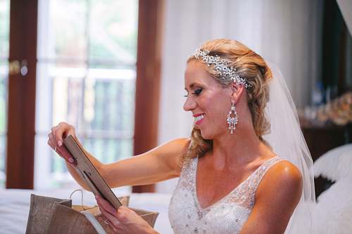 Bride Getting Ready