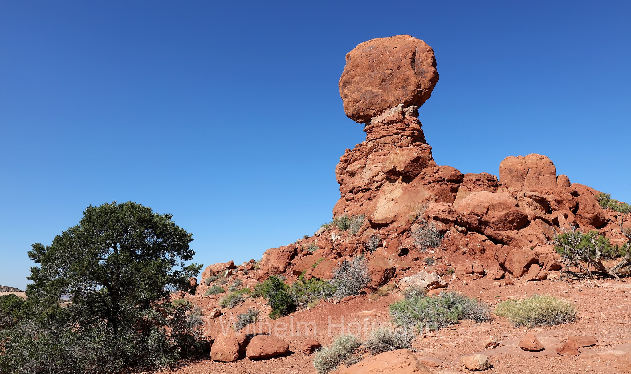 Balanced Rock, Arches National Park, Arches-Nationalpark, Parco nazionale degli Arches, Utah, USA