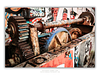COLLECTION - URBAN GEOMETRY HORIZONTAL - "Rusted Gears" - LIMITED EDITION 10 of 10