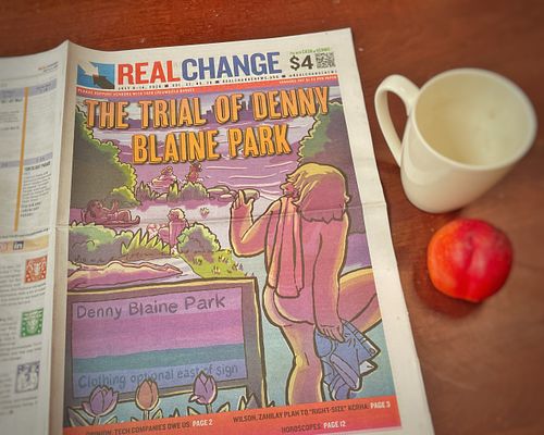 "The Trial of Denny Blaine Park" Cover Illustration