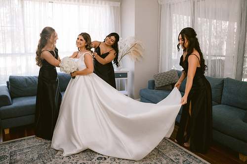 Bride Getting Ready