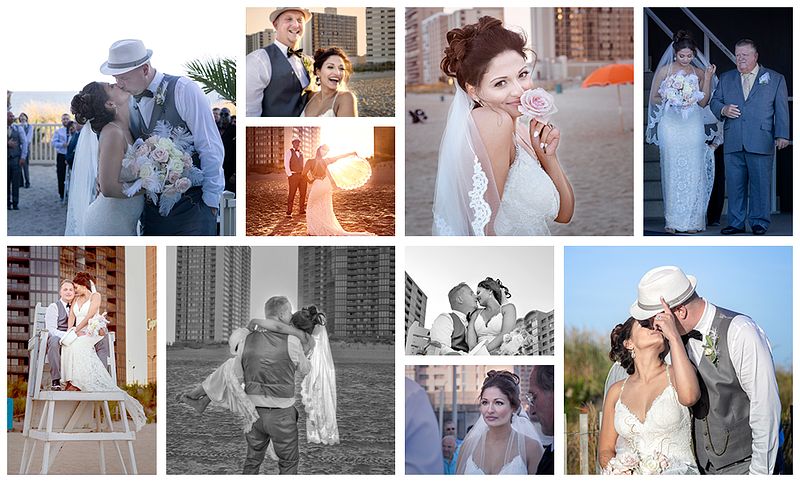 Sandra and Dominique's Golden Sand Beach Wedding