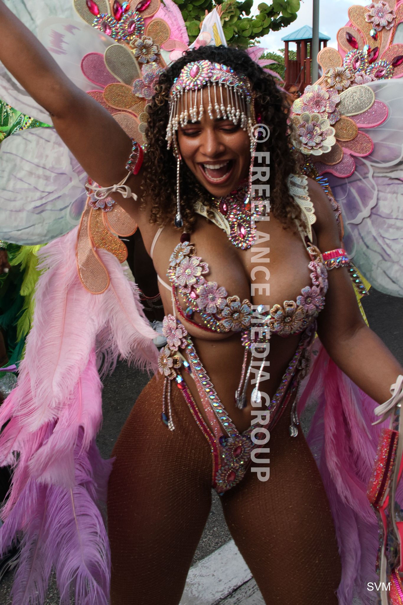 Pink, Carnival, Bahamas