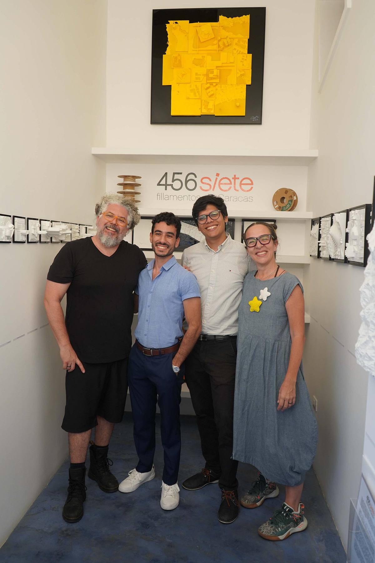 exposicion fillamento galeria 456siete caracas impresion 3d