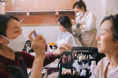 Bride Getting Ready