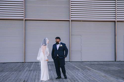 Bride and Groom's First Look