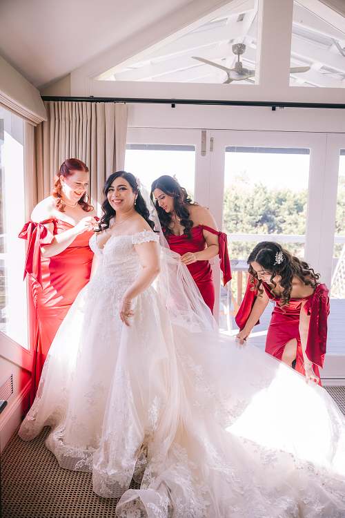 Bride Getting Ready