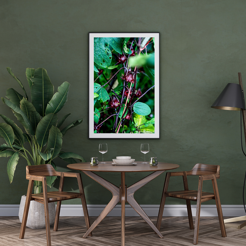 THE ONE - WILDLIFE & NATURE - "Deep Burgundy" - LIMITED EDITION 5 of 5