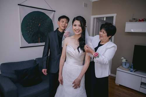 Bride Getting Ready